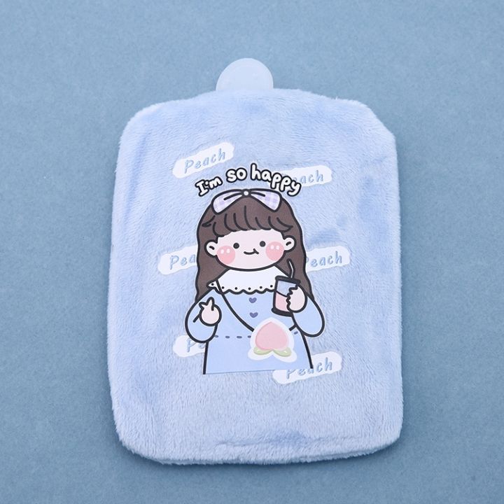 cute-cartoon-plush-hot-water-bag-pvc-material-student-portable-girl-warm-stomach-hand-water-injection-hot-water-bag
