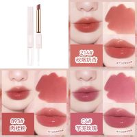 5753 (ใหม่/แท้) NOVO Lipstick ลิปสติก+เจลเคลือบลิป จุ๊บไม่หลุด ปากฉ่ำวาว ชุ่มชื้น นุ่มละมุน สีสวย ติดทน กันน้ำ