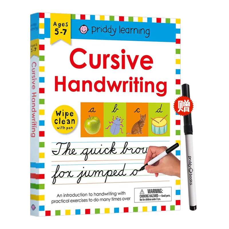 Wipe Clean Workbook: Cursive Handwriting: Ages 5-7; wipe-clean with pen  (Wipe Clean Learning Books)