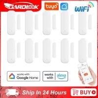 Tuya WiFi Window Door Sensor Smart Home Alarm System Kit Low Power Consumption Door Open Detector Support Alexa &amp; Google Home Household Security Syste