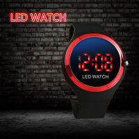 นาฬิกาข้อมมือ Led Watch, Square LED Digital Sports Watch สินค้าพร้อมส่ง(Red)