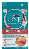 PURINA ONE Healthy Adult Salmon &amp; Tuna เพียวริน่า วัน อาหารแมว แบบเม็ด สูตรแมวโต แซลมอน ทูน่า ถุง 1.2 กก.