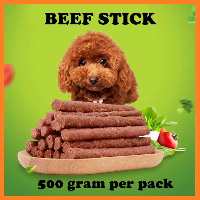 HEALTHY PET SNACKS BEEF STICKS 宠物狗狗零食 500g Lazada