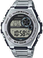 นาฬิกาข้อมือผู้ชาย CASIO Digital รุ่น MWD-100HD-1AVDF ขนาดตัวเรือน 51.8 มม.ไฟพื้นหลัง LED แสดงเวลา 2 ระบบ การแจ้งเตือนอเนกประสงค์ 5 ฟังก์ชัน สายสเตนเลส