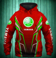 3D HOODIE-  XZX180305   Yamaha Hoodie 3D "Teem Racing" All Over Printed For Gift 18