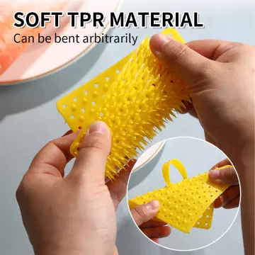 Silicone Dishwashing Brush Sponge Dish Washing Tool Kitchen