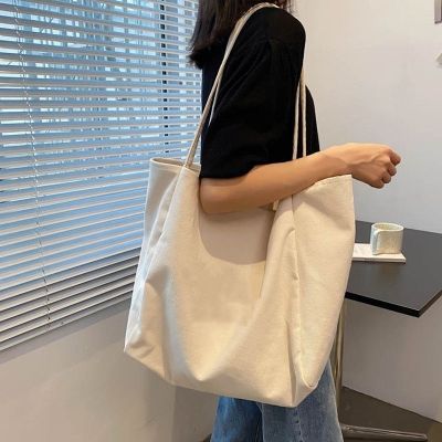 COD DSFGERERERER Canvas Tote Bag Hand Bag Women Simple Shoulder Bag Large Capacity Messenger Bag