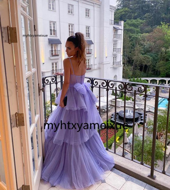 cke-cwwartsexy-lavender-a-line-tulle-long-luxury-prom-dresses-2023-layered-skirt-evening-gowns-spaghetti-straps-bow-sash-womens-party-dress