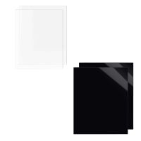 2 Pack Acrylic Sheets 11.8 x 15.75 x 1/8 Inch (3mm), Thin Cast Plexiglass Panel/Board for Sign, Painting, Frame