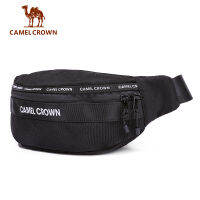 Camel Crown กระเป๋ากีฬาเอว3L,กระเป๋าขนาดเล็กน้ำหนักเบาใช้ได้ทั้งชายและหญิง