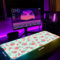 INS RGB Gaming Mousepad Big LED Gamer Mousepads PC โต๊ะ Luminous Mouse Pad แป้นพิมพ์ขนาดใหญ่ Mats ตารางพรมปูพื้น Backlit พรม