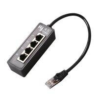 RJ45 1 Male To 4 Female LAN Ethernet Socket 2/3 Port Splitter Ethernet Cable Networking Extender Cable Adapter Accessories