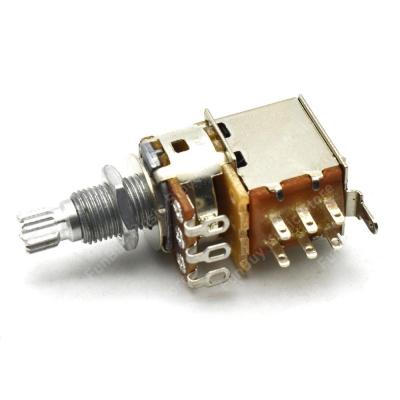 ‘【；】 Guitar Potentiometer Switch Pot A500K B500K  Push Pull Guitar Control Pot Potentiometer Volume Potentiometers Guitar Parts