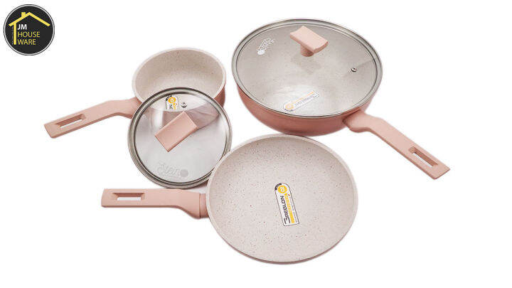 Stein Cookware Glow Pan Series Set Lazada Indonesia