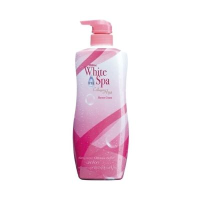 ครีมอาบน้ำผิวเด้ง Mistine White Spa Collagen HYA Shower Cream 500 ml.