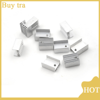 [Buytra] 10x ชุดฮีทซิงค์อลูมิเนียมสำหรับ-220ทรานซิสเตอร์20x15x10mm