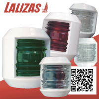 LALIZAS JUNIOR 7 Port - Starboard - Stern - Masthead - Bicolor Lights โคมไฟเรือเดิน รุ่น "Junior 7" (White housing)