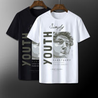 #0265 เสื้อยืดลายการ์ตูน YOUTH 265 เสื้อยืดสีดำ เสื้อใส่เล่น เสื้อยืด เสื้อคอกลม ใส่สบาย เสื้อสกรีน เสื้อสั่งทำ เสื้อยืด เสื้อเท่