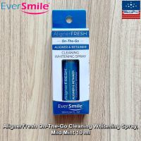 EverSmile® AlignerFresh On-The-Go Cleaning Whitening Spray, Mild Mint 10 ml สเปรย์ทำความสะอาดอุปกรณ์จัดฟัน รีเทนเนอร์แบบใส จัดฟันแบบใส แบบพกพา ขัดหม้อ