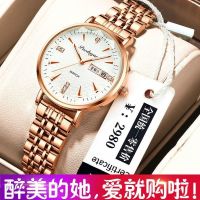 Switzerlands top ten genuine brand watches ladies 2023 new brand-name mechanical fully automatic womens models waterproof temperament tide