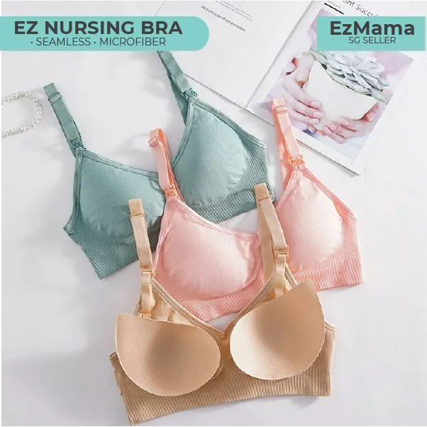 🇸🇬 EzMama (FREE Extender + Washable Cotton Milk Pad) EZ Seamless