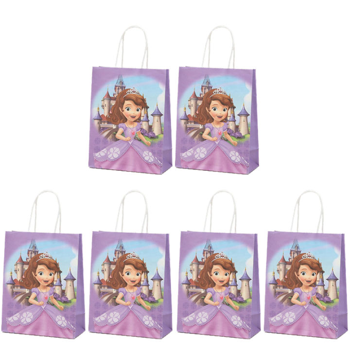 10pcs-frozen-princess-girls-birthday-party-decor-candy-gift-bag-paper-cartoon-cars-candy-gift-bag-supplies