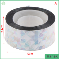 Hanak กันเทปไล่นก50เมตร110เมตรเทปกาวกันนกได้ยินเสียงนกพิราบหมาป่าแถบยาวขับไล่