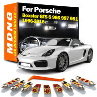 MDNG สำหรับ Porsche ster GTS S 986 987 981 1996-2016ยานพาหนะโคมไฟ LED ภายในแผนที่โดมชุดไฟรถยนต์ Led หลอดไฟ C An BUS ไม่มีข้อผิดพลาด