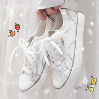 【Ready Stock】 ☄◊☸ C39 Small white shoes versatile student canvas shoes womens Kor小白鞋百搭学生帆布鞋女韩版简约港风运动鞋防滑ulzzang板鞋子5.26