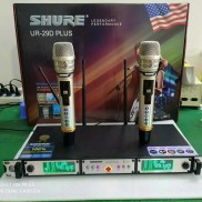 Bộ 2 Micro Shure UR29D Plus - Micro Không Dây Shure 4 Râu Chất Lượng
