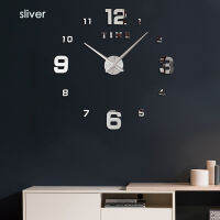 3D Luminous Big Wall Clock Mirror Sticker Diy Living Room Home Decor Fashion Watches Arrival Quartz