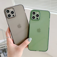 เคส iPhone สีใสเคสโทรศัพท์ iPhone 13 6 S 7 8 Plus + X XR XS Max SE 2020 11 Pro Max 12 Pro Max 14 Pro Max iPhone 13 TPU Case เคส iPhone ฝาครอบ TPU แบบใส