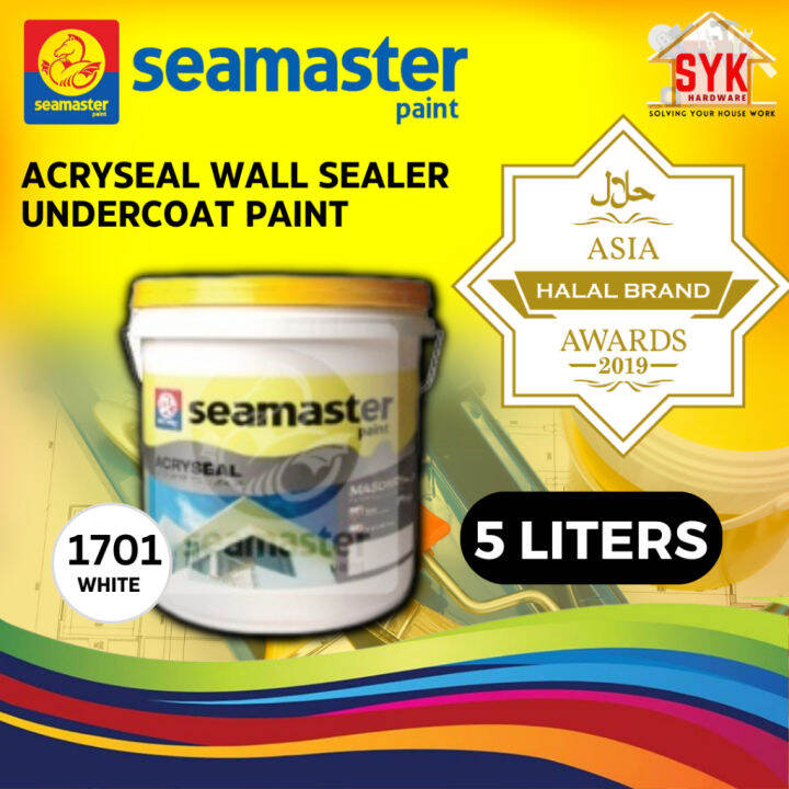 SYK Seamaster Paint 1701 5Liters Acryseal Wall Sealer Undercoat Paint