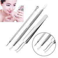 Hot 347Pcs สแตนเลสสตีล Acne Treatment เข็มชุด Facial Blemish Blackheads Remover Pimples Extractor Kit ความงาม Skin Care Tool