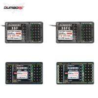 เซอร์โว RC DUMBORC X6F/X6FG/X6DC/X6DCG 2.4G ตัวรับสัญญาณระบบควบคุมวิทยุ6CH สำหรับ X4 X5 X6 RC รถยนต์เรือเครื่องส่งสัญญาณ X6P