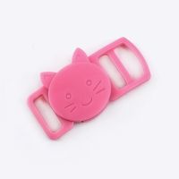 25/50/100Pcs Meetee Plastic Buckles Cat-Head Resin Safty Breakaway Adjustable for Cat Collar Paracord Webbing Apparel Accessory