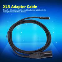 3.5มม. ตัวเมียถึง3พิน XLR สายเคเบิลตัวผู้24K ปลายชุบทอง XLR สายต่อสำหรับผสมแท็บเล็ต