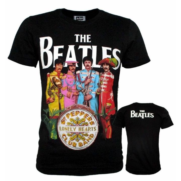 BEATLES the ROXX Rock band shirt & L 100% cotton Men T Shirt Size XS ...