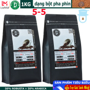 1kg Cà Phê rang mộc nguyên chất DUC ANH COFFEE tỉ lệ 5-5- pha phin