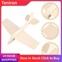 Teniron 10pcs โมเดลเครื่องบินไม้ประกอบเครื่องบินไม้ Diy ภาพวาดว่างเปล่าระนาบเด็กของเล่นของขวัญ