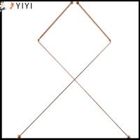 YIYI 2PCS ทองแดง99.9% อุปกรณ์ล่าสัตว์ผี ทองแดงบริสุทธิ์ Dowsing rods เครื่องมือล่าสัตว์ผี แท่งตรวจจับโลหะ การล่าผี