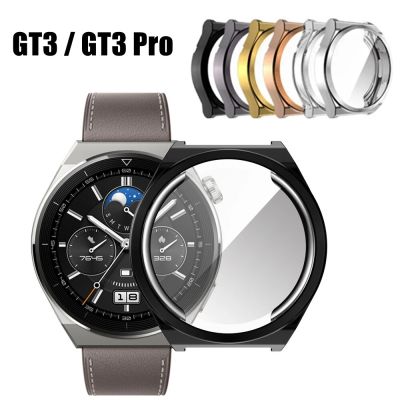 Cases For Huawei Watch GT 3 3Pro 46mm 43mm 42mm Screen Protector Protective Cover For GT3 Pro Soft TPU Case Accessories Cases Cases