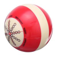 2Pcs 57mm Durable White Red Resin Billiards Spot Pool Snooker Practice Training Cue Balls Sports for Beginner