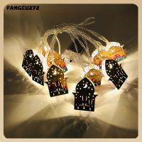 FANGCU272ของขวัญวันอีดอัลด้าอุปกรณ์ปาร์ตี้มุสลิมอุปกรณ์ตกแต่งสำหรับงานเลี้ยง Eid Al-Fitr ของตกแต่งไฟกลางคืนรูปดวงจันทร์เดือนรอมฎอนไฟ EID Mubarak ไลท์สาย LED