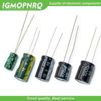 50PCS Electrolytic capacitor 50V10UF 5x7 100V10UF 6x11 100V2.2UF 5x11 100V22UF 6x11 10V1000UF 8x12 16V100UF 16V470UF 8x12 Electrical Circuitry Parts