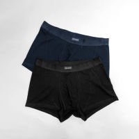 era-won กางเกงในไข่สะอาด Organic cotton Anti-bacteria Underwear Trunks สี (Navy/Black)