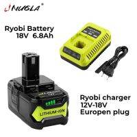 zmnf90 For Ryobi 18V 6800mAh Hohe Kapazität Lithium-Batterie For Ryobi ONE P102P103P104P105 P107 Cordless power Werkzeuge ladegerät