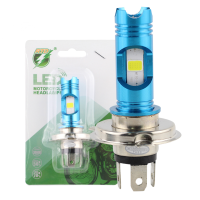 หลอดไฟไฟหน้ารถมอเตอร์ไซค์แบบ LED รถมอเตอร์ไซค์ H4 สำหรับยามาฮ่า Y15ZR FZ150ฮอนด้า H4หลอดไฟไฟหน้ารถมอเตอร์ไซค์แบบ LED H4 HS1รถมอเตอร์ไซด์ลำแสงสู