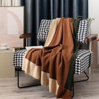 [COD] Knitted Office Nap Blanket Quilt Air Conditioning Cover Keep Warm