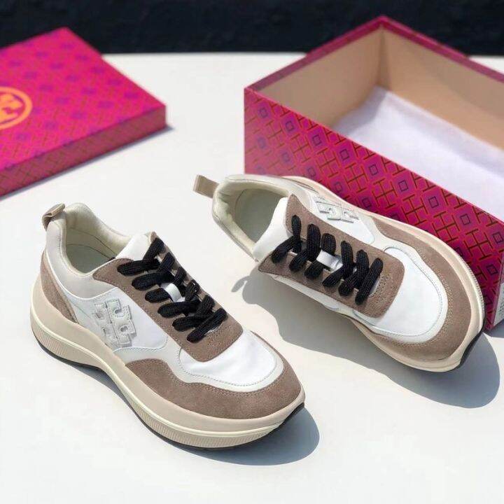 2023-new-tory-burch-tory-adventure-nylon-suede-leather-stitching-platform-sneakers